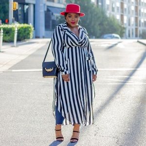 Black and white dress